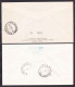 1967 Italia Italy 50° RESISTENZA SUL PIAVE 2 FDC 9/11/67 Viaggiate Bologna: Capitolium + Circolo Filatelico Trevigiano - 1961-70: Marcophilie