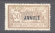 France  -  Cours D'instruction  :  Yv  120 CI 1  **  Fausse Surcharge Ancienne - Cours D'Instruction