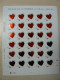 France - 2011 - Feuilles Complètes Neuves ** Des Autoadhésifs N° 510 Et 511 - Saint Valentin - Cœur - Maurizio Galante - Unused Stamps