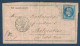 LETTRE PAR BALLON MONTÉ " GAZETTE DES ABSENTS N° 3 " Pour BELGENTIER Par SOLLIÈS PONT (VAR) CAD PARIS 31 OCTOBRE 1870 - 1849-1876: Classic Period