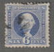 ETATS UNIS - N°32 Obl (1869) Washington : 6c Outremer - Gebraucht