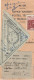 Lettre De TUNISIE Taxée à 25F. à DRANCY Par N° 85 + 87 (paire) Double étiquette De Douanes. Ensemble Peu Fréquent. - 1859-1959 Briefe & Dokumente