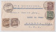 Suisse Zürich Lettre Timbre Pour Colusa Usa Via Queenstown Brief Briefmarke Stamp Mail Cover 1903 - Brieven En Documenten