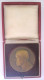 Medaille En Bronze.  Woodrow Wilson Président Des États-Unis, Paris 1919 , Par Leon Deschamps - Sonstige & Ohne Zuordnung