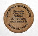 Wooden Token 5c - Wooden Nickel - Jeton Bois Monnaie Nécessité 2002 - 5 Cents - Evansville Etats-Unis - Noodgeld