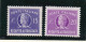 1949 Italy Italia Repubblica RECAPITO AUTORIZZATO Serie Di 2 Valori MNH** - 1946-60: Mint/hinged