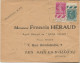 LETTRE AFFRANCHIE N° 190 + N° 291 -OBLITERATION DAGUIN - ANNEE 1934 - Storia Postale