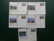 ENTIERS AUTRICHE C/  14 CP ILLUSTREE 196/1-196/14  OBL. WIEN 1992 - Postcards