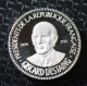 Beau Jeton Argent Poinçonnée 925 - 21mm "Président De La République Valéry Giscard D'Estaing" French President Token - Royaux / De Noblesse