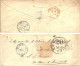 MTM129 - 1853 TRANSATLANTIC LETTER FRANCE TO USA STEAMER FRANKLIN THE HAVRE LINE - Poststempel