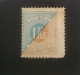 Sweden Stamp 1877-  Postage Due Lösen 1 Kr. Blue And Brown - Unused - Usados
