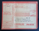 #15   FRANCE -  PARIS  MANDAT CARTE POSTE - Documents Historiques