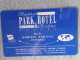 HOTEL KEYS - 2559 - TURKEY - PARK HOTEL - Cartas De Hotels