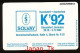 GERMANY K 069 A  92  Solvay - Aufl  9 000 - Siehe Scan - K-Reeksen : Reeks Klanten
