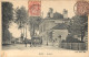 37 BLERE. Attelage Correspondance Du Chemin De Fer Devant La Gare 1908 - Bléré