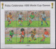 PALAU 1998 FOOTBALL WORLD CUP S/SHEET AND SHEETLET - 1998 – France