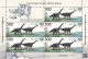 KYRGYZSTAN 2024 KEP 203-205 PREHISTORIC FAUNA OF KYRGYZSTAN MINT SET OF SHEETLETS ** - Kirgisistan