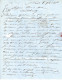 1854 - Lettre De NANTES Cad AMB. " NANTES - BOITE / AMB. 1 " Affr. N° 14 Oblit Losange C N - 1849-1876: Klassik