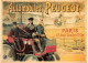 CPM- Affiche Publicité Automobiles PEUGEOT *1898* Belle Epoque*Mode* - Publicidad