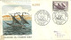 ENV JOURNEE DU TIMBRE ALGER 1957 / SERVICE MARITIME POSTAL - FDC