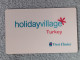 HOTEL KEYS - 2571 - TURKEY - HOLIDAY VILLAGE - Hotelkarten