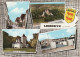 TE 12-(64) LEMBEYE - CARTE MULTIVUES COULEURS : CHATEAUX DE CORBERES , D' ARRICAU BORDES , LE C.E.G ...- 2 SCANS - Lembeye