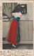 TE 19- ELSASSERIN - ALSACIENNE - MIROIR - CARTE COLORISEE - 2 SCANS - Personajes