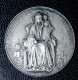 Jeton De Récompense D'école 1938 Argent Poinçonné "Sainte Marie Et Enfant Jésus" School Award - Autres & Non Classés