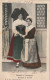 TE 19- ELSASSERIN UND LOTHRINGERIN - ALSACIENNE ET LORRAINE - CARTE COLORISEE - 2 SCANS - Personnages