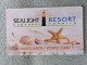 HOTEL KEYS - 2578 - TURKEY - SEALIGHT RESORT - SHELL - STARFISH - Hotel Keycards