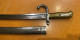 Delcampe - Baïonnette Pour Le Fusil Chasspot. France. M1866 (151) - Knives/Swords