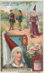 UR 3- LE HENNIN ( XVe SIECLE )- COIFFURES FEMININES  - PORTRAIT ET SCENE CHAMPETRE - CHROMO  LIEBIG  - Liebig