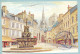 Guingamp - La Place Du Centre Et La Plomée - Gouache De J.-C. Olivo - Guingamp
