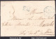 FRANCE MARQUE POSTALE AVEC CAD BLEU PARIS BUREAU CENTRAL DU 17/02/1835 + PP - 1801-1848: Vorläufer XIX