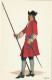 UR 14- OFFICER : THE  ROYAL REGIMENT OF FOOT  ( 1709 ) - ILLUSTRATEUR J.R  - Regiments