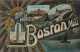 UR 20- MASSACHUSETTS - BOSTON - " GREETINGS FROM BOSTON "- MULTI VIEWS - UNITED STATES OF AMERICA - 2 SCANS - Boston
