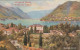 UR 24 -( ITALIE ) LAC DE COME  - CARTE PUBLICITAIRE PETROLE HAHN - 2 SCANS - Publicidad