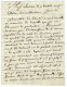 An 8 - Lettre De P.94.P. / LOUVAIN ( La Dyle ) 31 Mm Noir Pour Bruxelles - 1792-1815: Départements Conquis