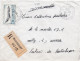36888# LETTRE FRANCHISE POSTALE PARTIELLE RECOMMANDE Obl PECQUENCOURT NORD 1968 METZ MOSELLE - 1961-....