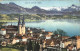 12318081 Luzern LU Teilansicht Mit Hofkirche Vierwaldstaettersee Alpenpanorama O - Andere & Zonder Classificatie