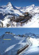 12316888 Zermatt VS Bergstation Gornergrat Mit Matterhorn Und Gornergratbahn  - Andere & Zonder Classificatie