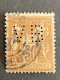 FRANCE V N° 80 Sage VB 8 Indice 2 Perforé Perforés Perfins Perfin ! Superbe - Other & Unclassified