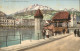 12316094 Luzern LU Kapellbruecke Holzbruecke Vierwaldstaettersee Pilatus Voralpe - Altri & Non Classificati