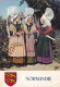 CPSM NORMANDIE - FOLKLORE - COSTUMES FEMMES - COTENTIN PAYSANNES Coiffes De Montebourg Hague Val De Saire - Costumes