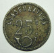 Lyon - Billard Des Chasseurs - Consommation 25 Centimes - Elie B110.2 - Monedas / De Necesidad