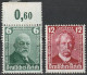 1936 // 604/605 * - Unused Stamps