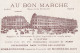 UR Nw41- " AU BON MARCHE " , PARIS - COUPLE DE CHIOTS JACK RUSSEL - DORURE - CARTE PUBLICITAIRE  - Au Bon Marché