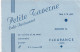 UR Nw43-(32) CAFE RESTAURANT " PETITE TAVERNE " , FLEURANCE ( 32 ) - Visiting Cards