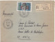 36899# LETTRE FRANCHISE POSTALE PARTIELLE RECOMMANDE Obl 79 ST AUBIN LE CLOUD DEUX SEVRES 1968 METZ MOSELLE - 1961-....