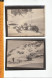 Delcampe - LOT De 3 Cartes Photos + 5 Photos De Travaux Sur Un Barrage(maisons Ensevelies Sous La Glace-scaphandrier-Andorre?) Ver - Other & Unclassified